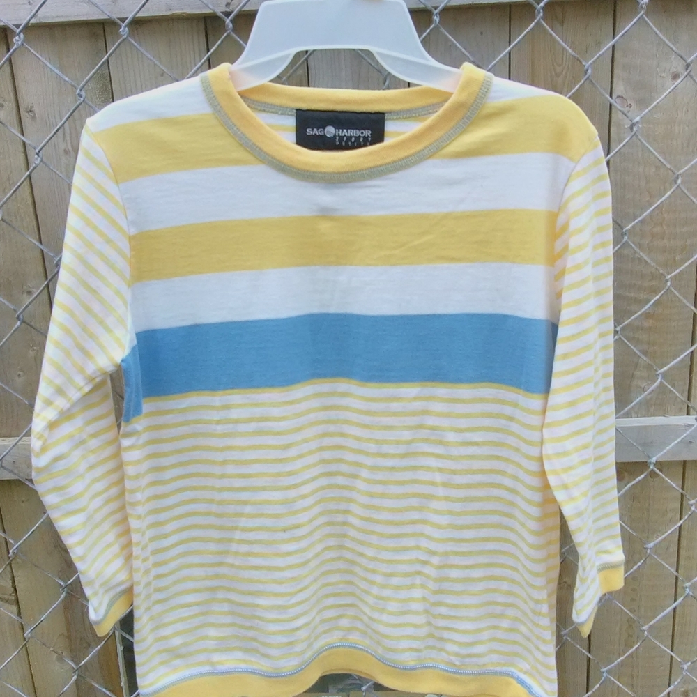 New without tags women's sag harbor short pullover